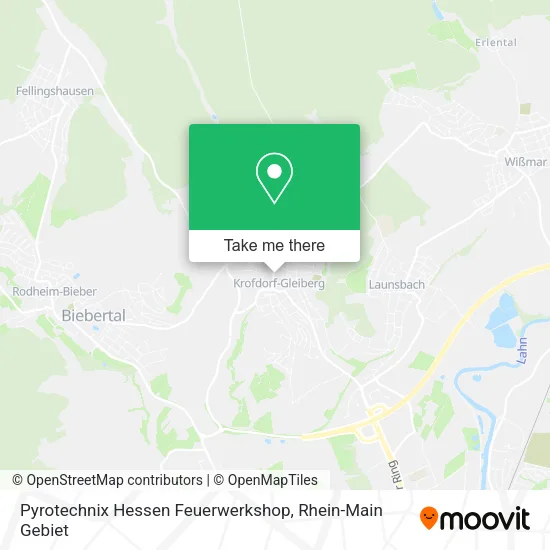 Карта Pyrotechnix Hessen Feuerwerkshop