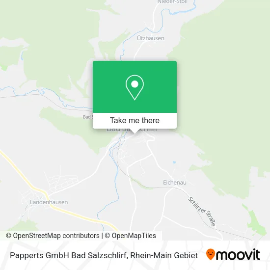 Карта Papperts GmbH Bad Salzschlirf