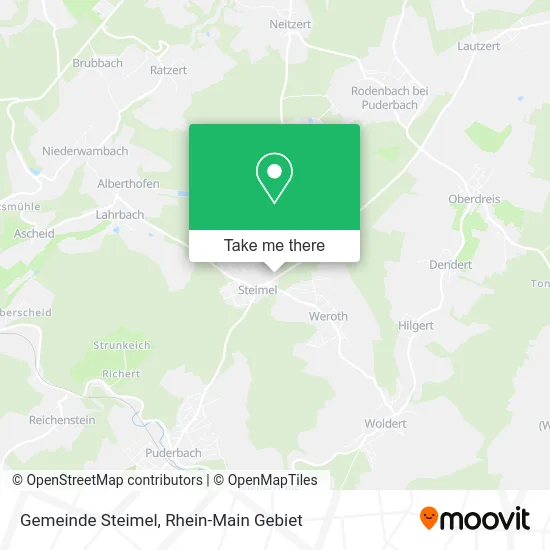 Карта Gemeinde Steimel