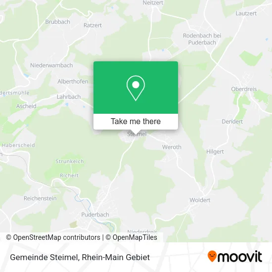 Карта Gemeinde Steimel