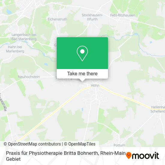 Карта Praxis für Physiotherapie Britta Bohnerth