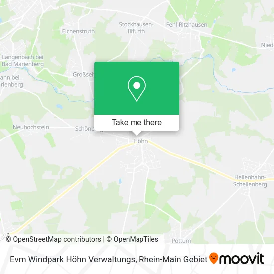 Карта Evm Windpark Höhn Verwaltungs