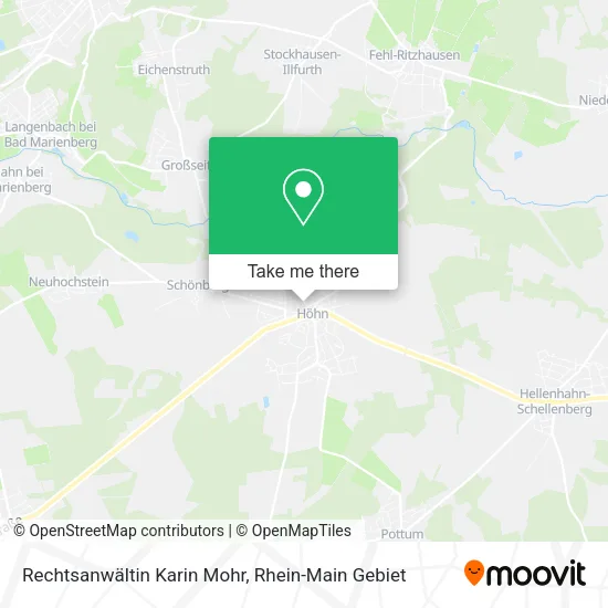 Карта Rechtsanwältin Karin Mohr