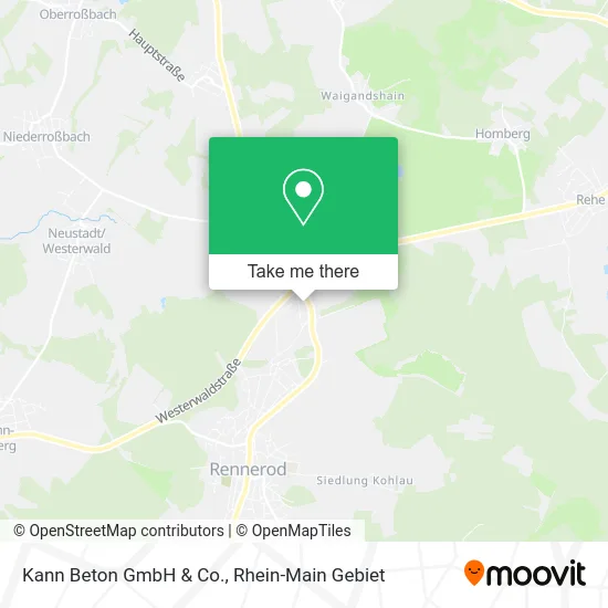 Kann Beton GmbH & Co. map
