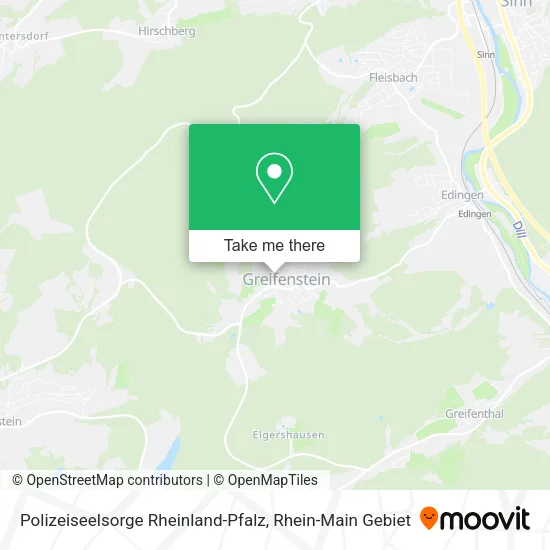 Карта Polizeiseelsorge Rheinland-Pfalz
