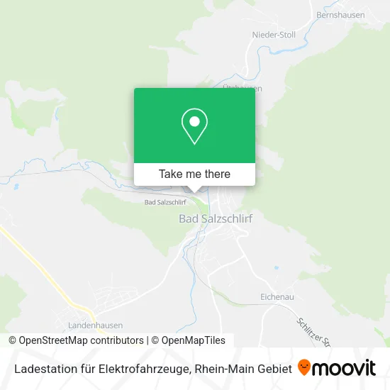 Ladestation für Elektrofahrzeuge map