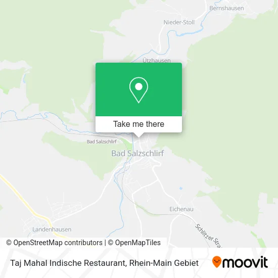 Карта Taj Mahal Indische Restaurant