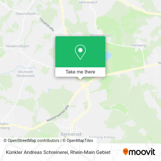 Карта Künkler Andreas Schreinerei