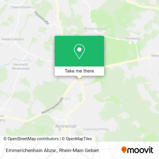 Карта Emmerichenhain Abzw.