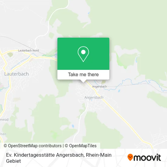 Карта Ev. Kindertagesstätte Angersbach
