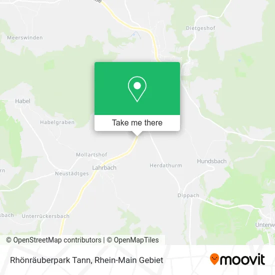 Карта Rhönräuberpark Tann