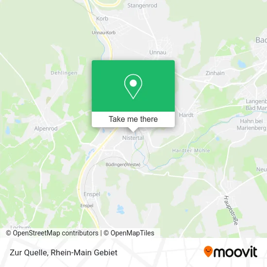 Карта Zur Quelle