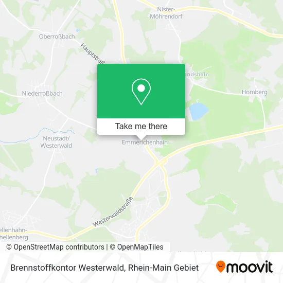 Карта Brennstoffkontor Westerwald