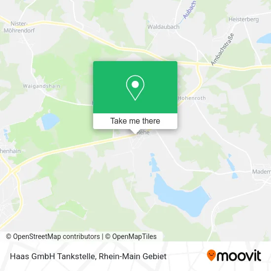 Карта Haas GmbH Tankstelle