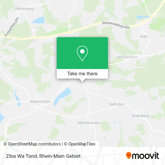 Карта Ziba Wa Tond