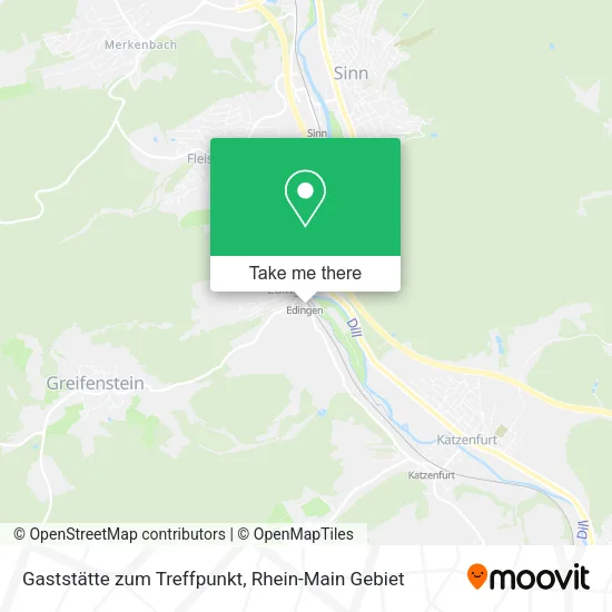 Карта Gaststätte zum Treffpunkt