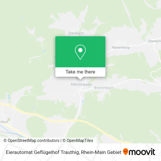 Карта Eierautomat Geflügelhof Trauthig