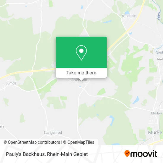 Карта Pauly's Backhaus