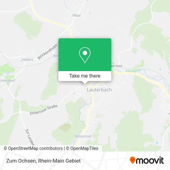 Карта Zum Ochsen