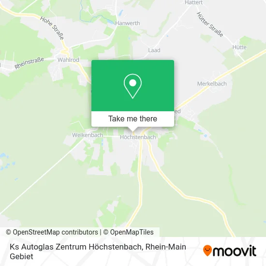 Карта Ks Autoglas Zentrum Höchstenbach