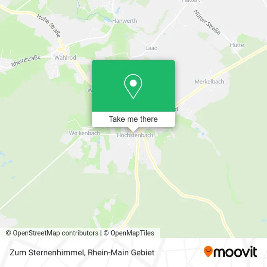 Карта Zum Sternenhimmel