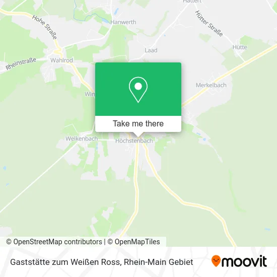 Карта Gaststätte zum Weißen Ross