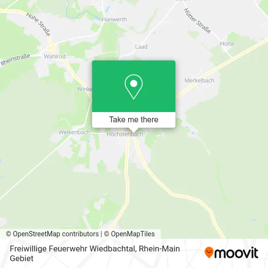 Карта Freiwillige Feuerwehr Wiedbachtal