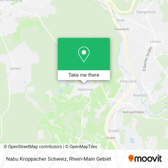 Карта Nabu Kroppacher Schweiz