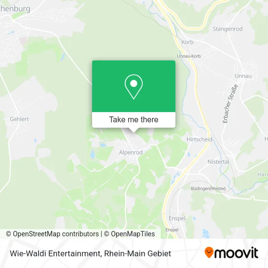 Карта Wie-Waldi Entertainment