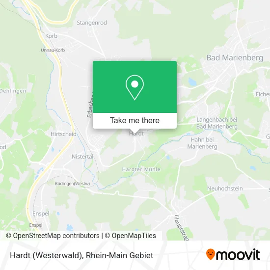 Карта Hardt (Westerwald)