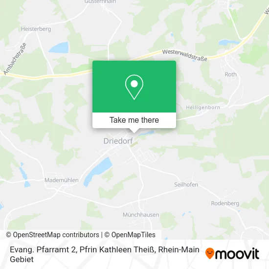 Карта Evang. Pfarramt 2, Pfrin Kathleen Theiß
