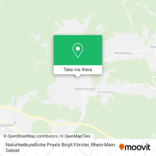 Карта Naturheilkundliche Praxis Birgit Förster