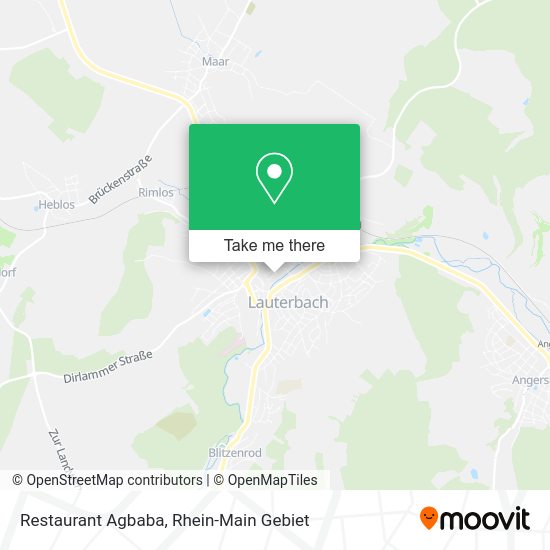 Карта Restaurant Agbaba