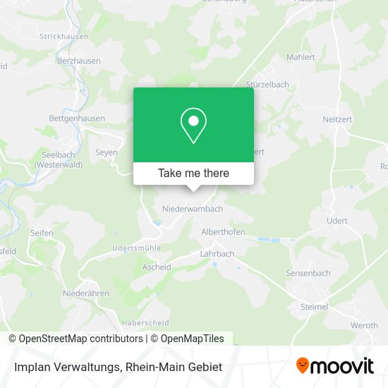 Карта Implan Verwaltungs