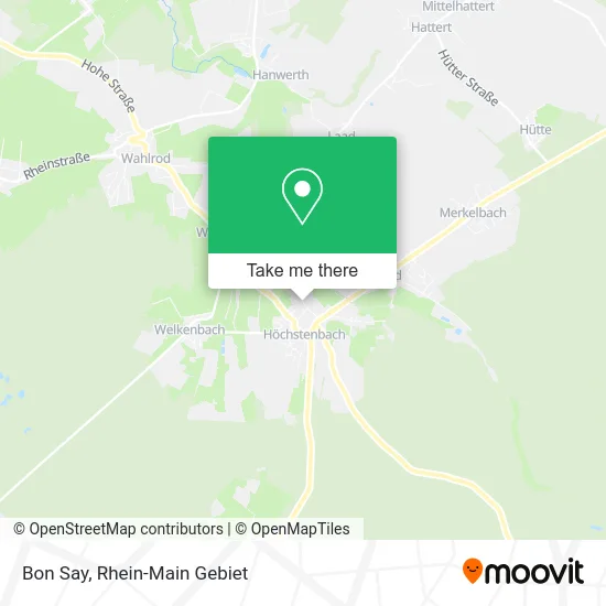 Bon Say map