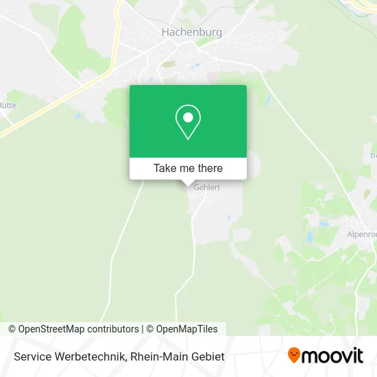 Карта Service Werbetechnik