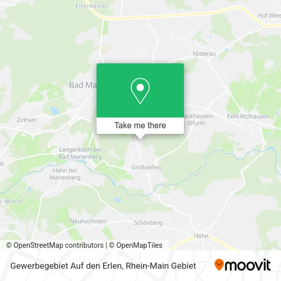 Карта Gewerbegebiet Auf den Erlen