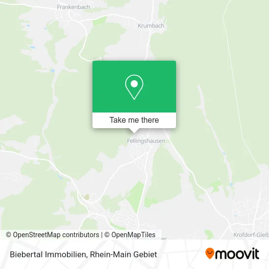 Карта Biebertal Immobilien