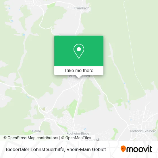 Карта Biebertaler Lohnsteuerhilfe
