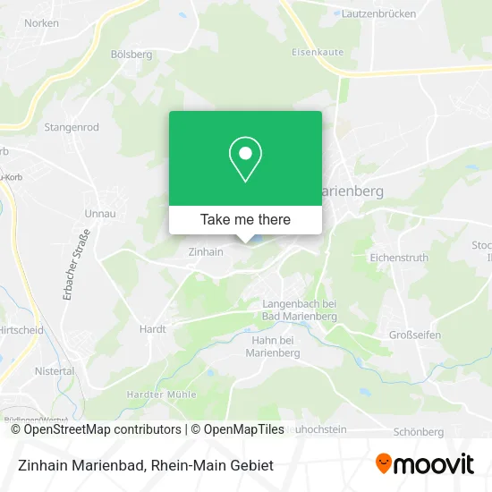 Карта Zinhain Marienbad
