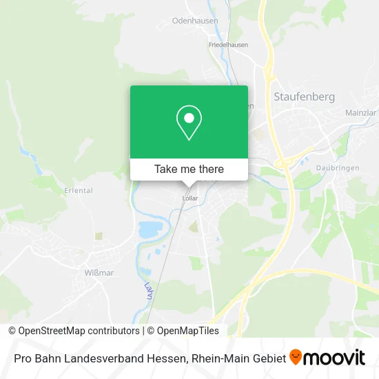 Карта Pro Bahn Landesverband Hessen