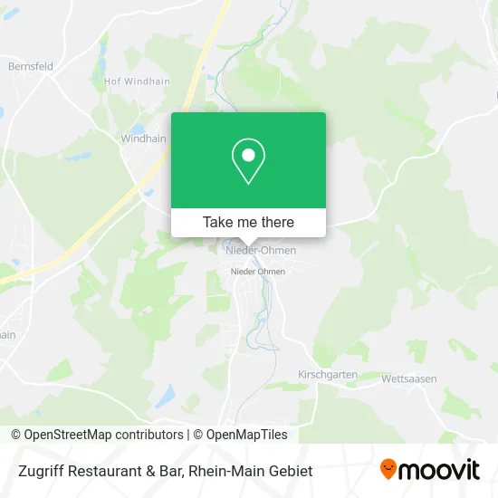 Карта Zugriff Restaurant & Bar