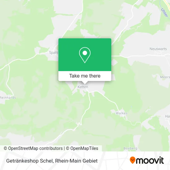 Карта Getränkeshop Schel