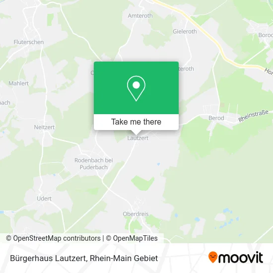 Карта Bürgerhaus Lautzert