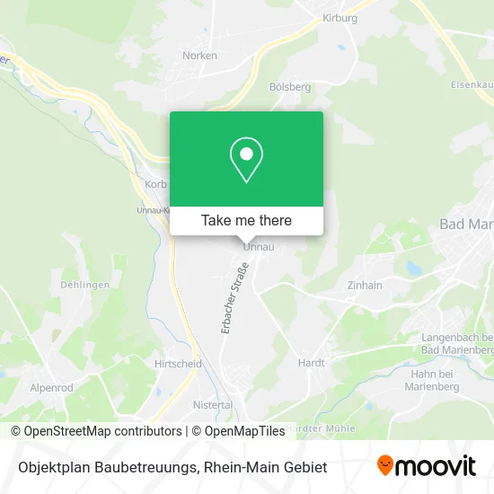 Карта Objektplan Baubetreuungs
