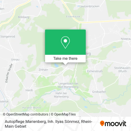 Карта Autopflege Marienberg, Inh. Ilyas Sönmez