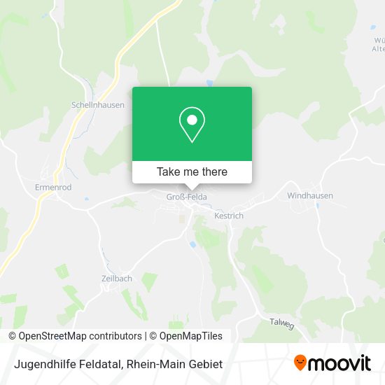 Карта Jugendhilfe Feldatal