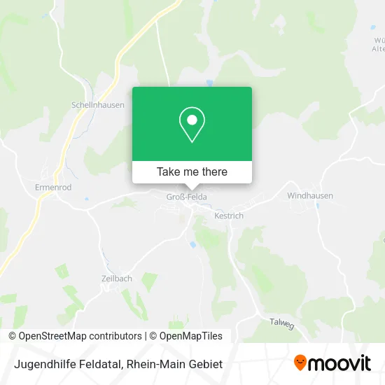 Карта Jugendhilfe Feldatal