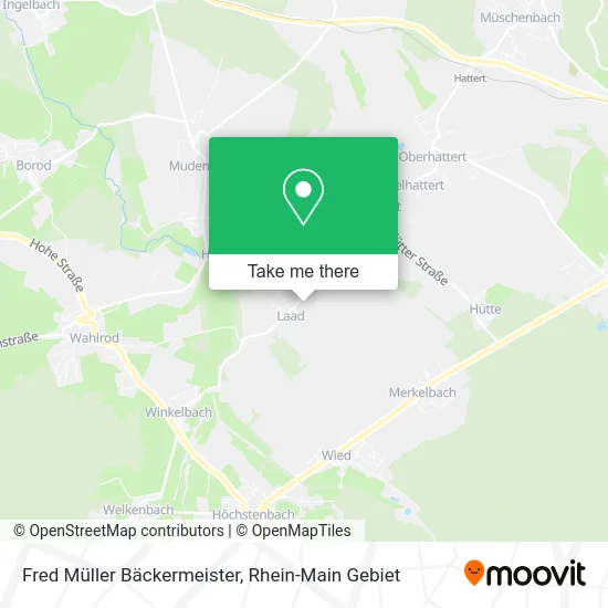 Карта Fred Müller Bäckermeister