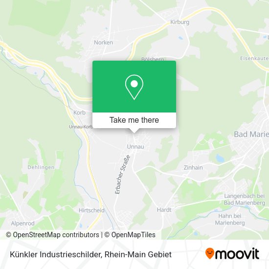 Карта Künkler Industrieschilder